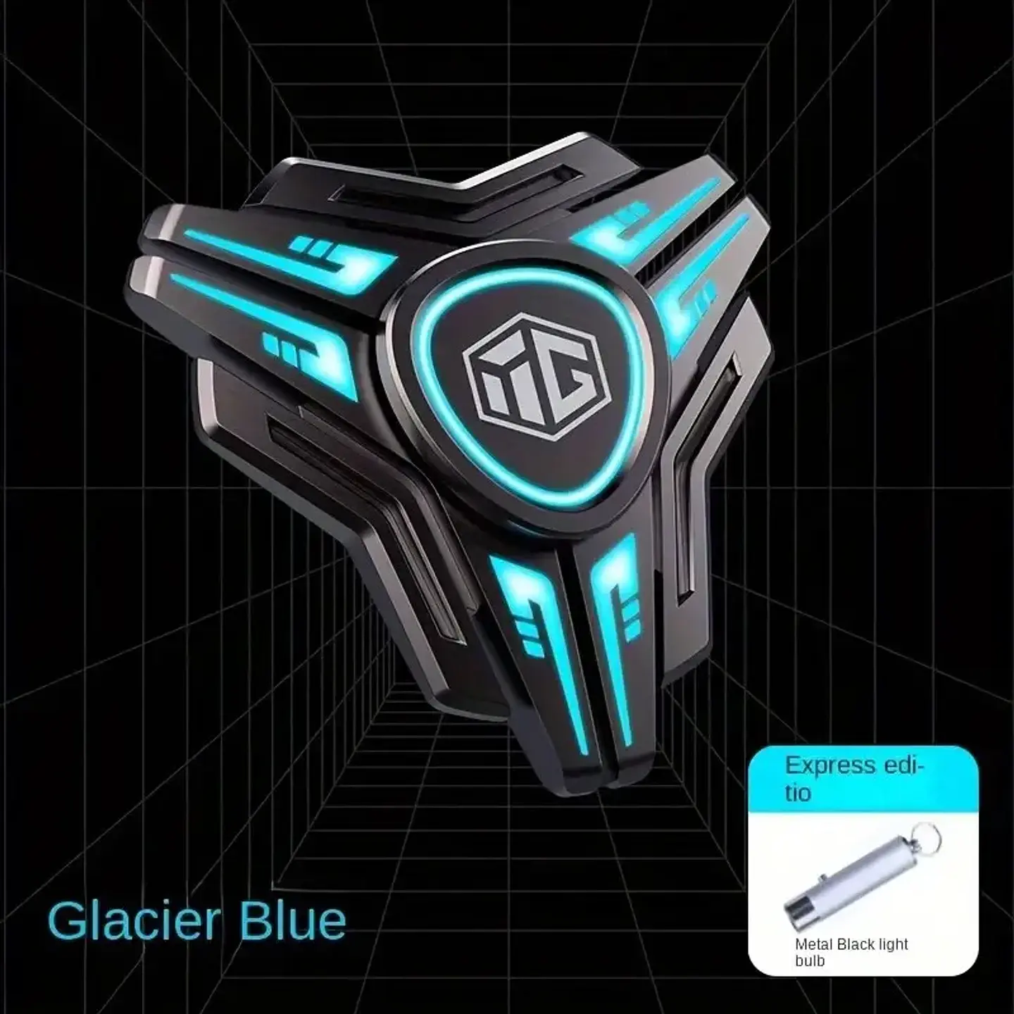 Luminous Metal Fidget Spinner – Silent Bearing 9