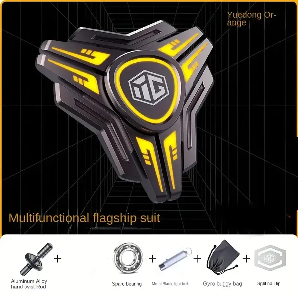 Luminous Metal Fidget Spinner – Silent Bearing 11