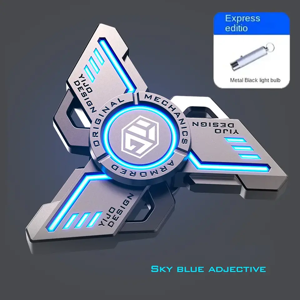 Noctilucent Metal Fidget Spinner – Glow in Dark 8
