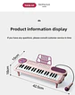 Kids Electric Piano 37-Key – With Microphone - thumbnail 9