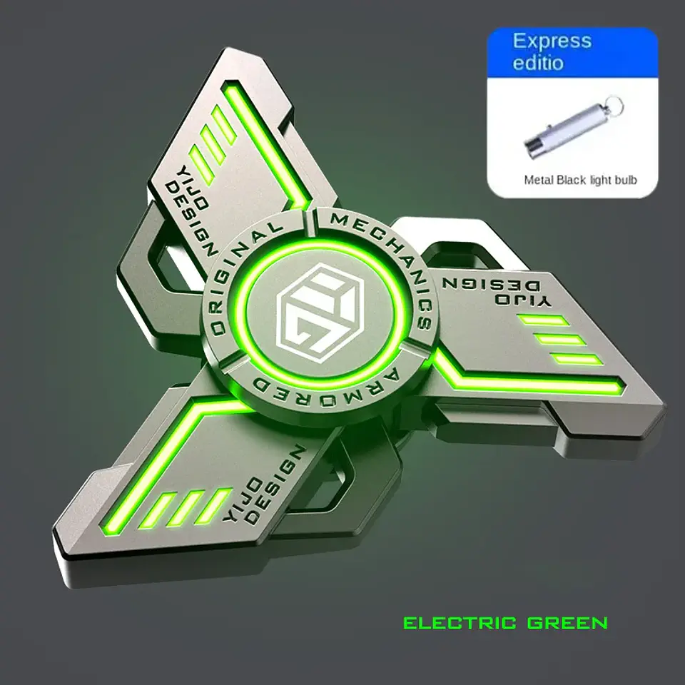 Noctilucent Metal Fidget Spinner – Glow in Dark 9