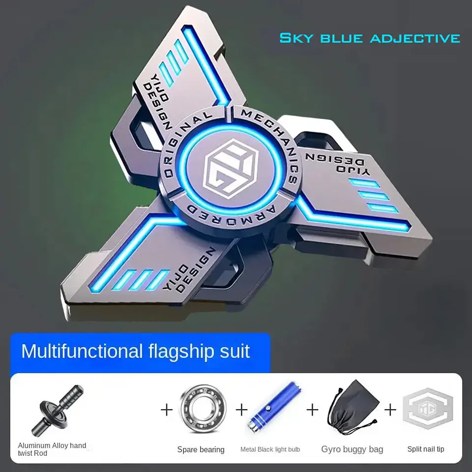 Noctilucent Metal Fidget Spinner – Glow in Dark 11