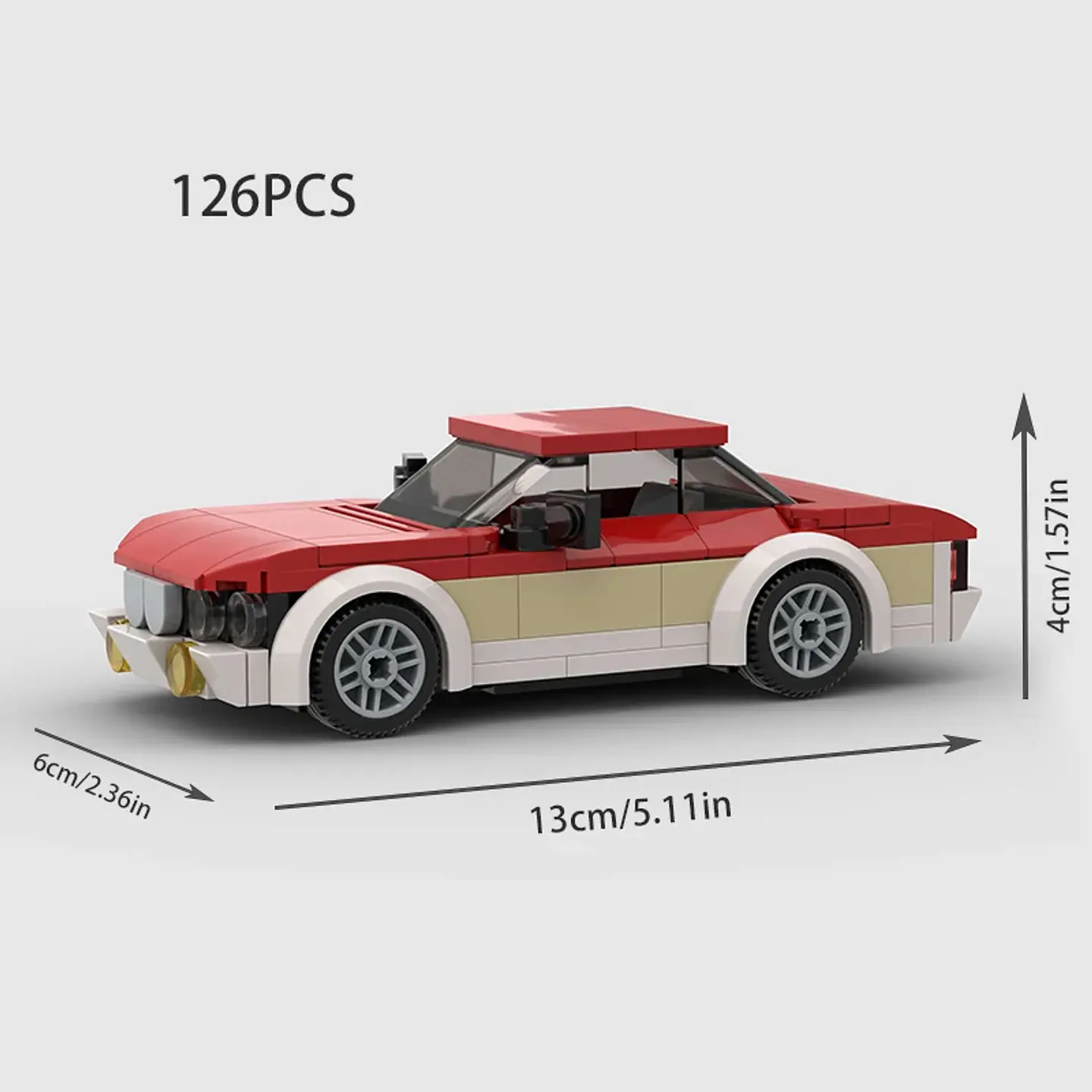Racing Sports Car Building Block Model 12