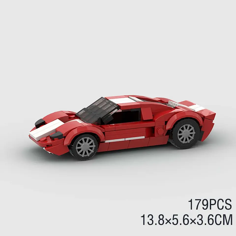 Racing Sports Car Building Block Model 14