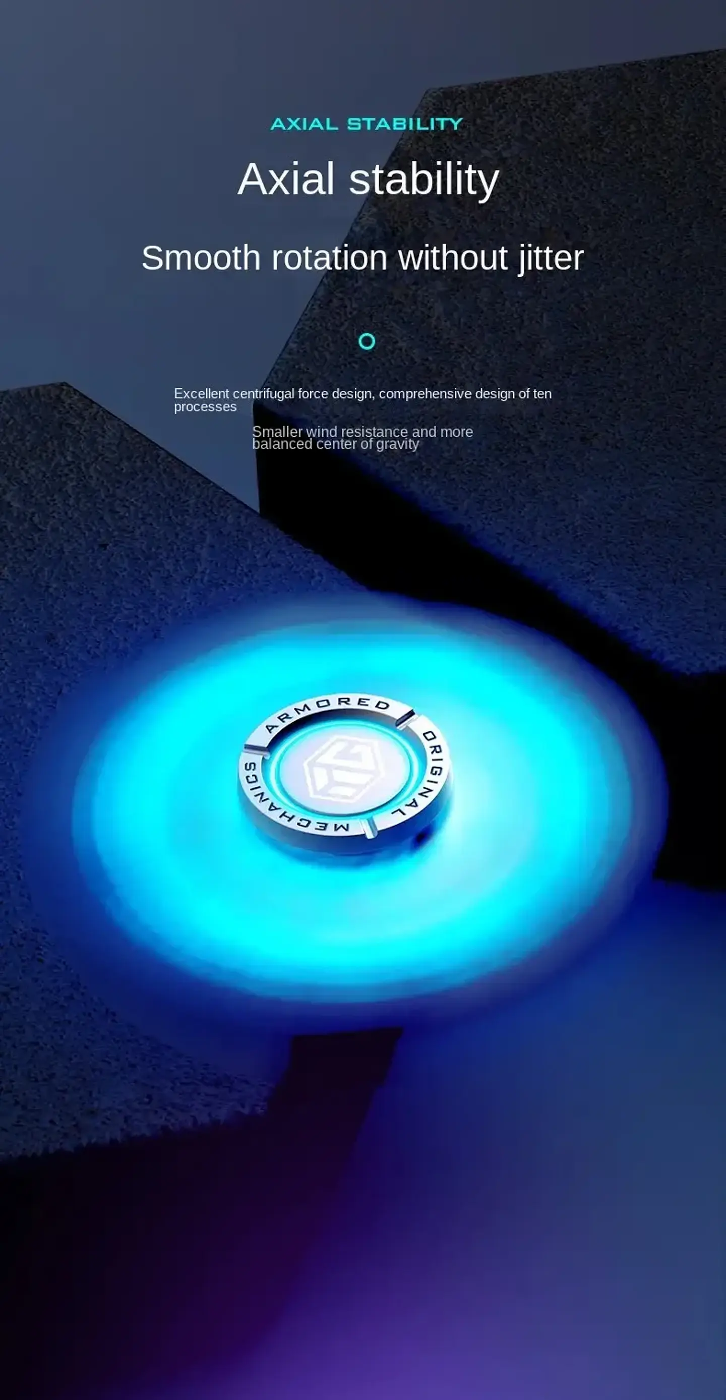 Noctilucent Metal Fidget Spinner – Glow in Dark 13