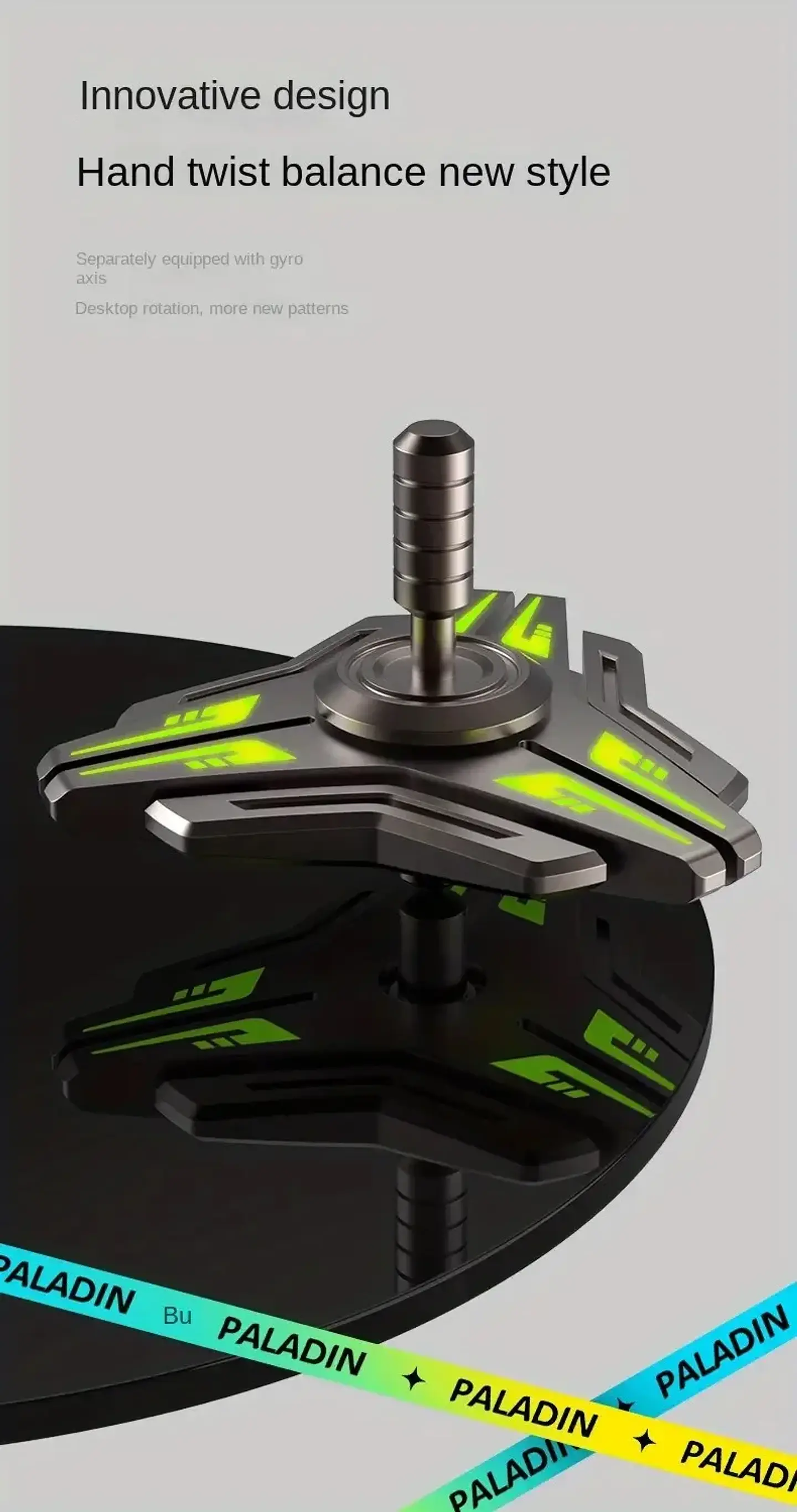 Luminous Metal Fidget Spinner – Silent Bearing 19