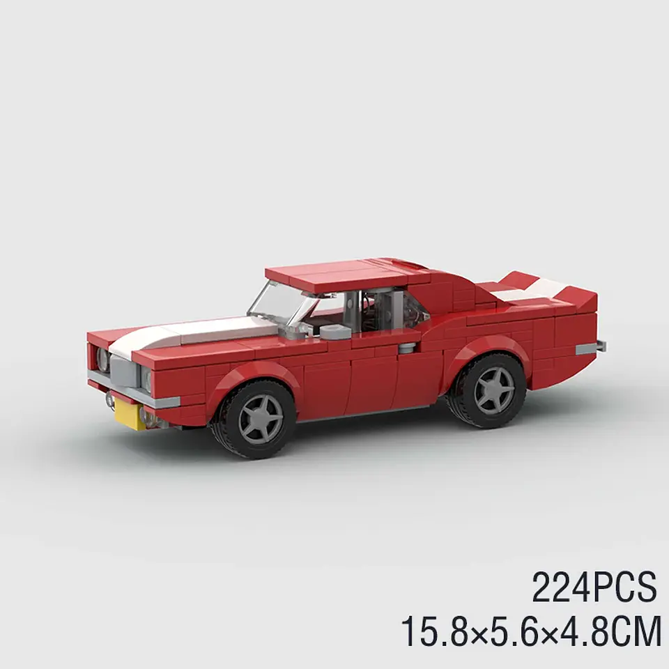 Racing Sports Car Building Block Model 25