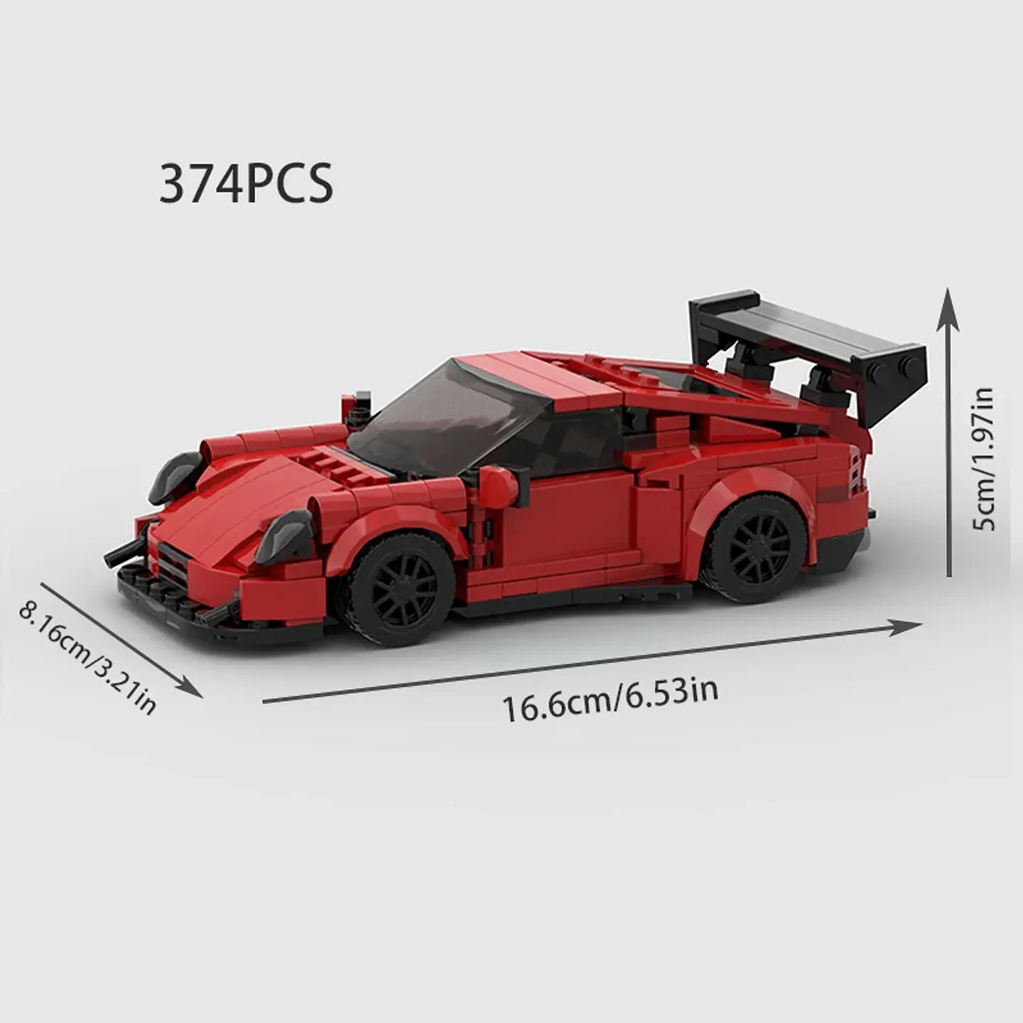 Racing Sports Car Building Block Model 27