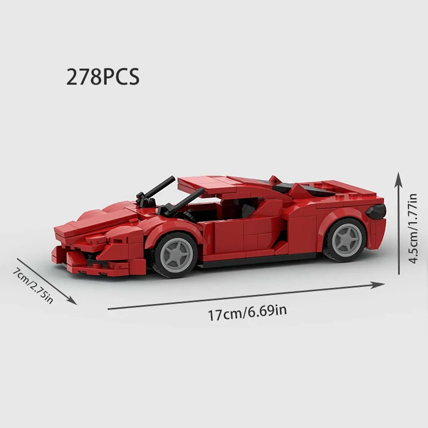 Racing Sports Car Building Block Model 30