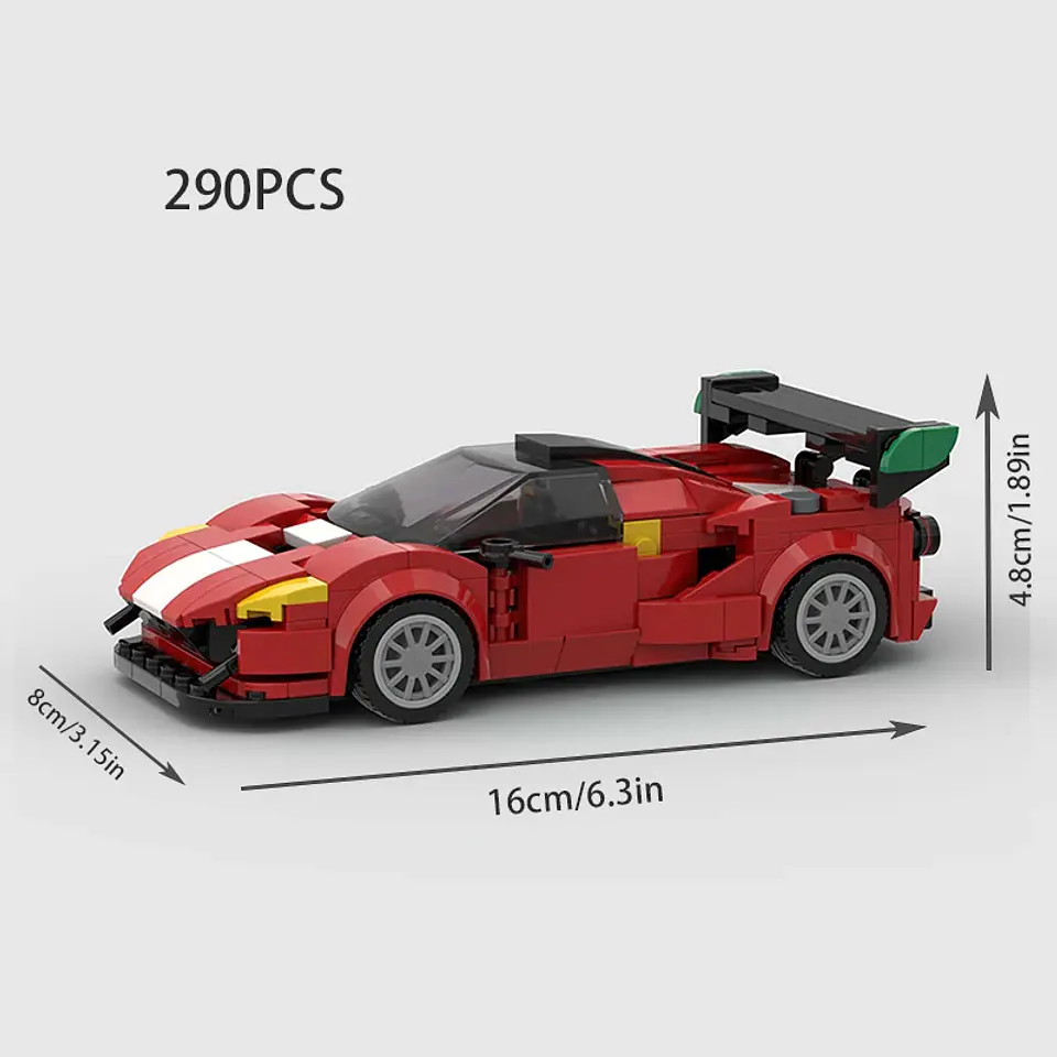 Racing Sports Car Building Block Model 33