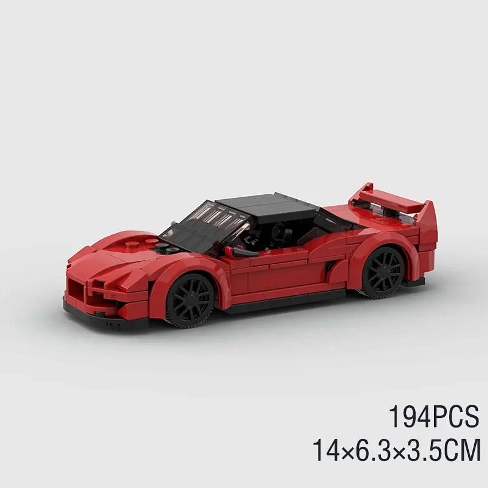 Racing Sports Car Building Block Model 34