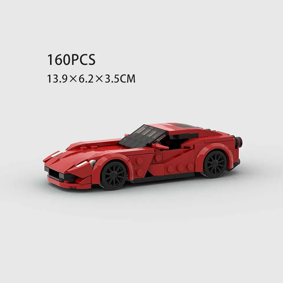 Racing Sports Car Building Block Model 36
