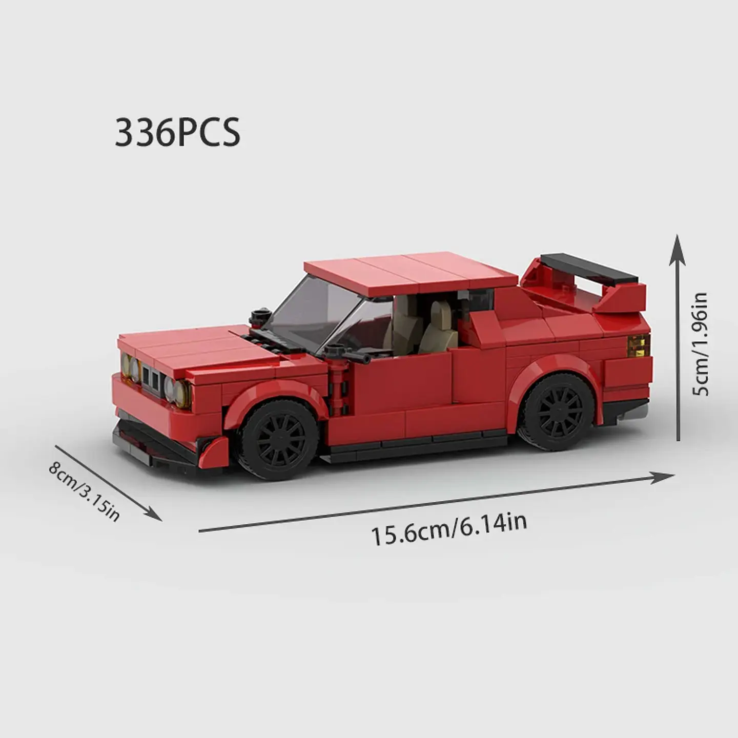 Racing Sports Car Building Block Model 40