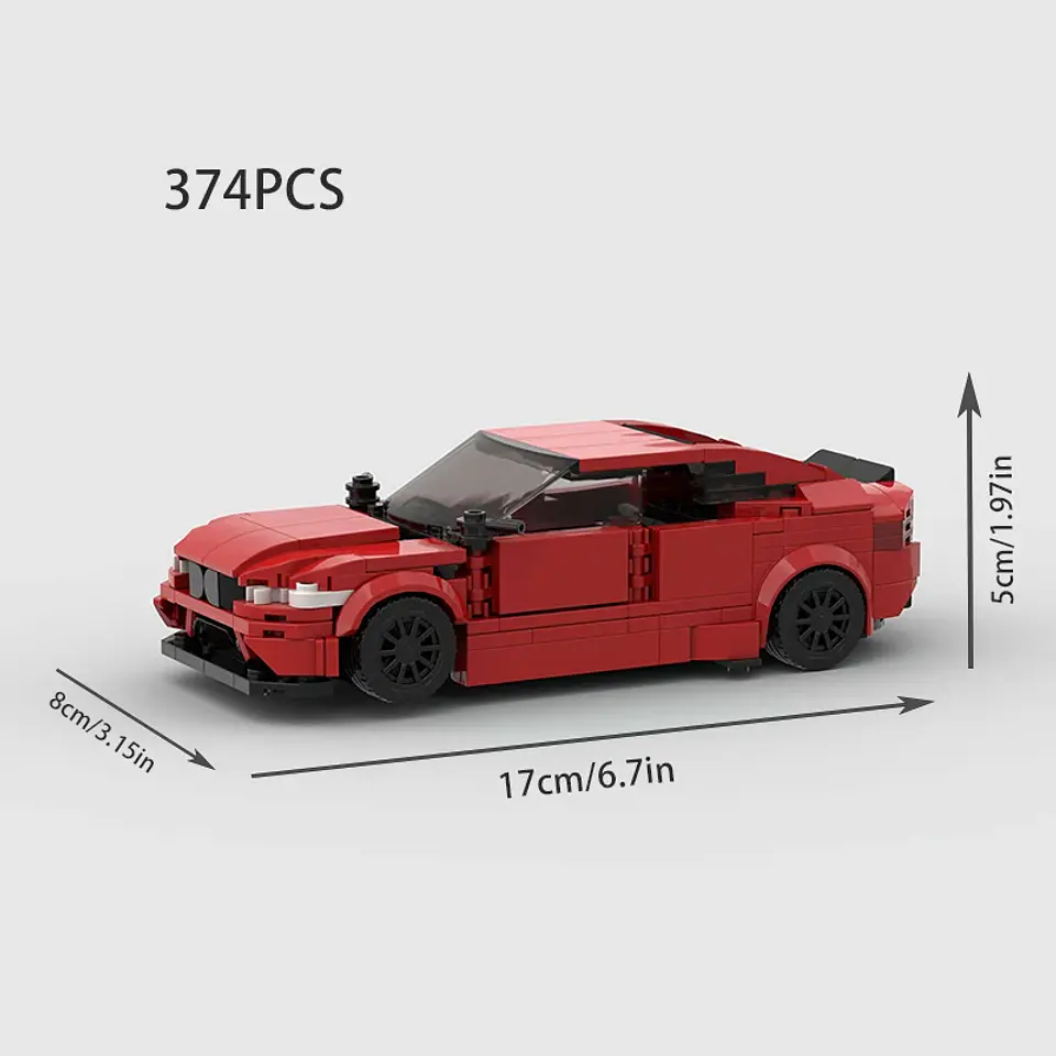 Racing Sports Car Building Block Model 42