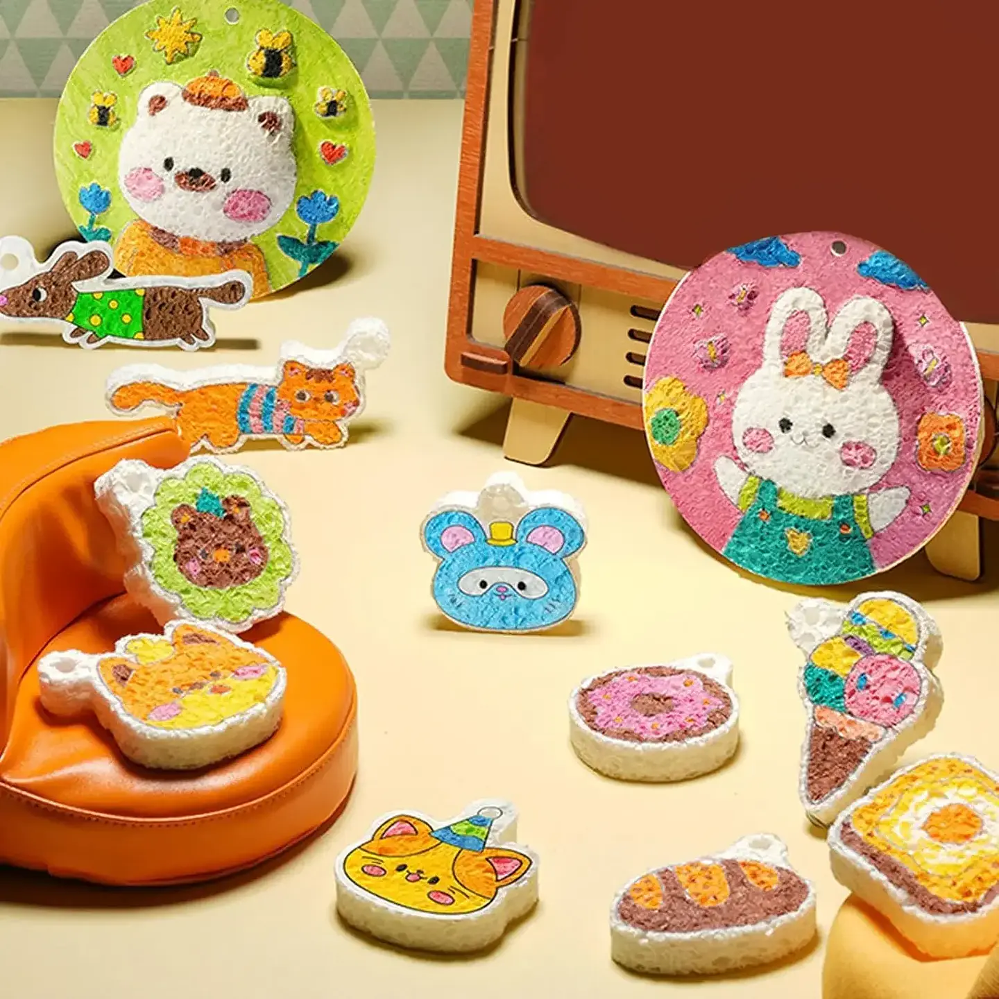 3D Puffy Paint Art Set – Foam Texture Painting 10