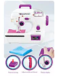 Toy Sewing Machine – Portable with Fabric - thumbnail 13
