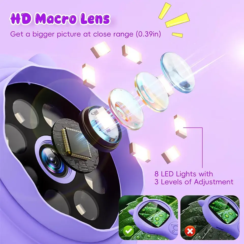 Kids Dual-Lens Digital Microscope – 200x Zoom 2