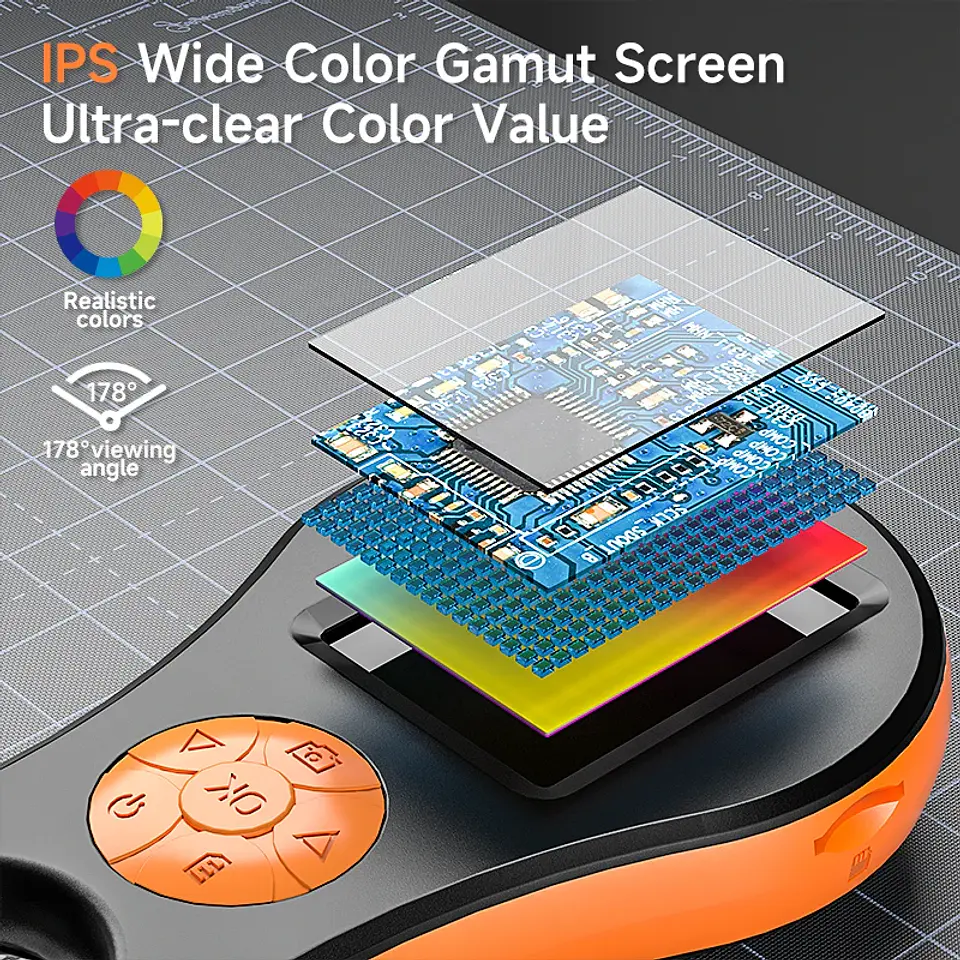 HD Digital Magnifier – 2-Inch Screen, 8 LEDs 6