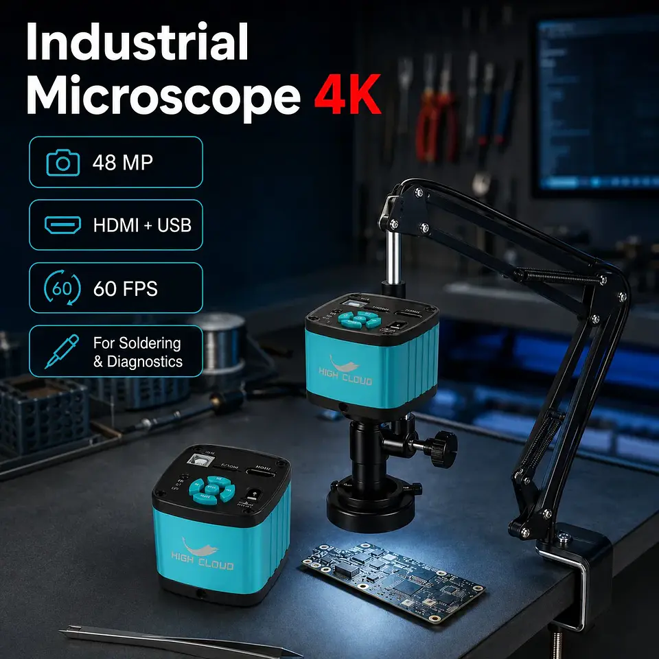 Industrial 4K Digital Microscope – C-Mount, 60MP 11