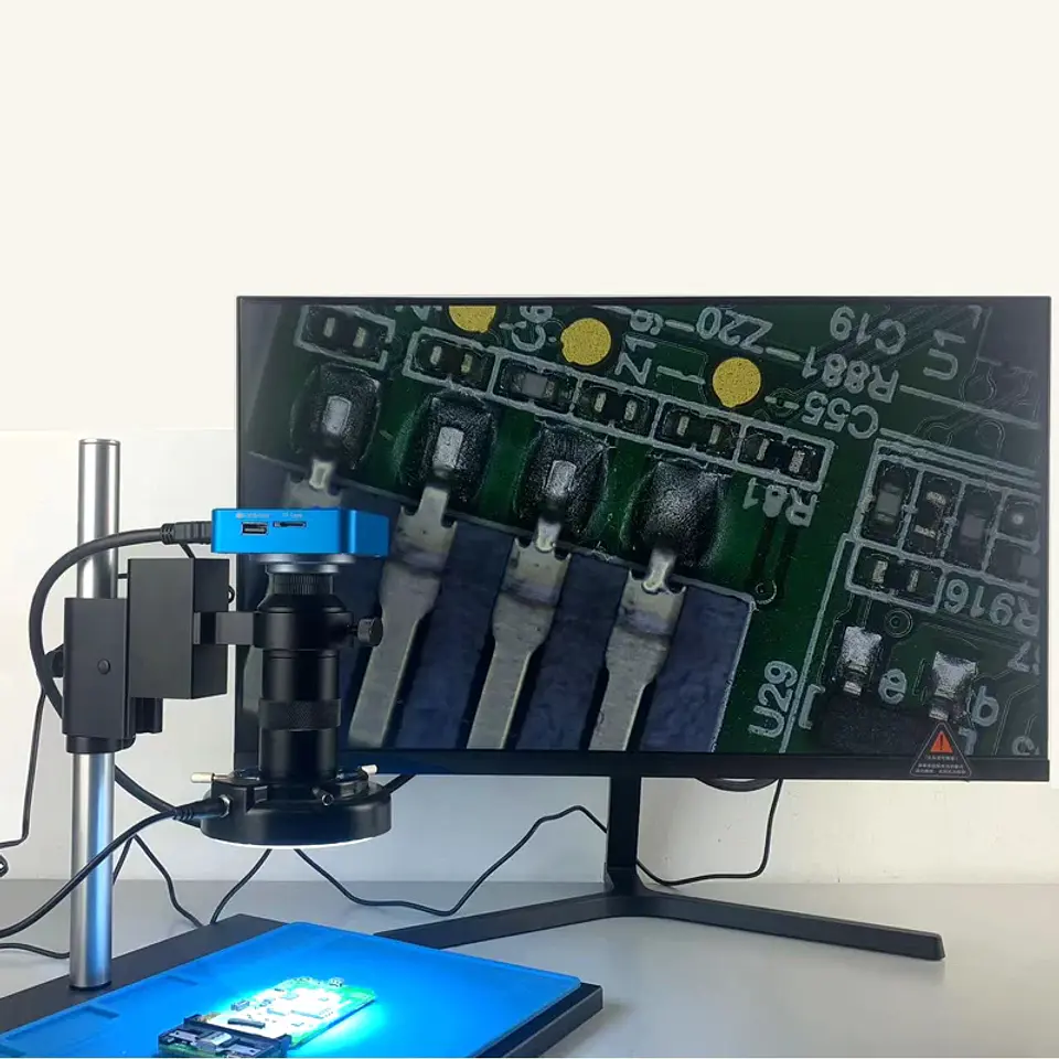 Industrial Video Microscope Camera – 130X Zoom 12