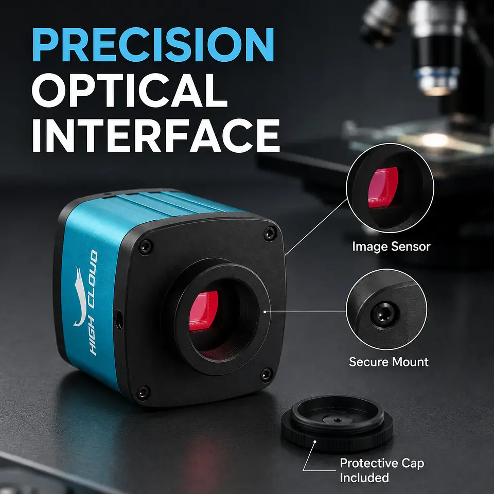 Industrial 4K Digital Microscope – C-Mount, 60MP 24