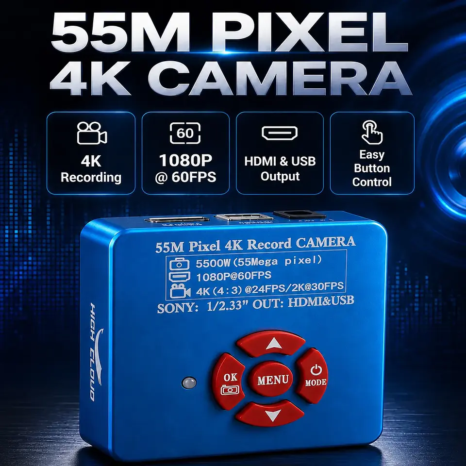 Industrial 4K Digital Microscope – C-Mount, 60MP 28