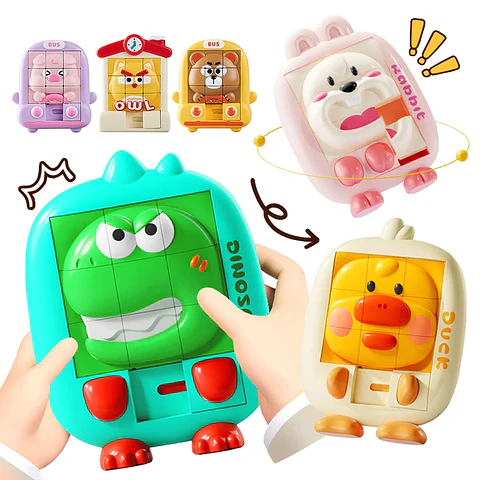 Animal Slide Puzzle – Logical Thinking Toy