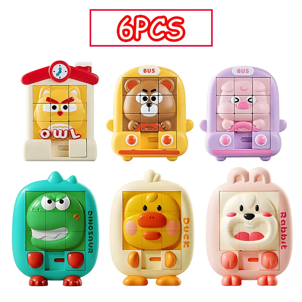 Animal Slide Puzzle – Logical Thinking Toy 7