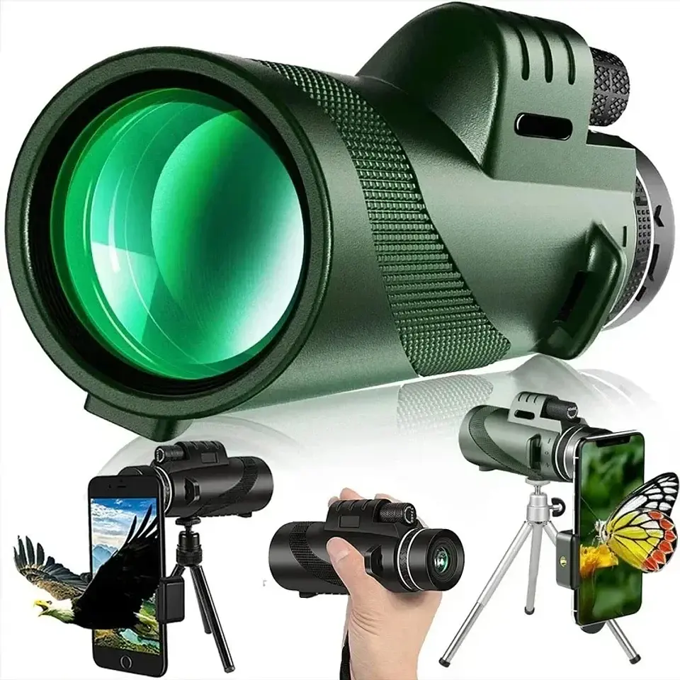 80x100 HD Zoom Monocular Telescope – Portable 1