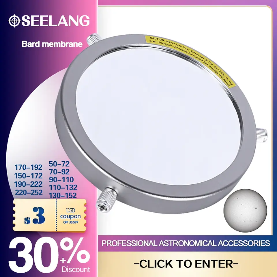 Aluminum Solar Filter – Astronomical Telescope 1