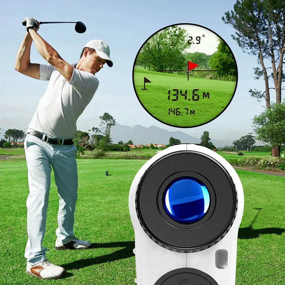 Golf Laser Rangefinder – Rechargeable 1000m 4