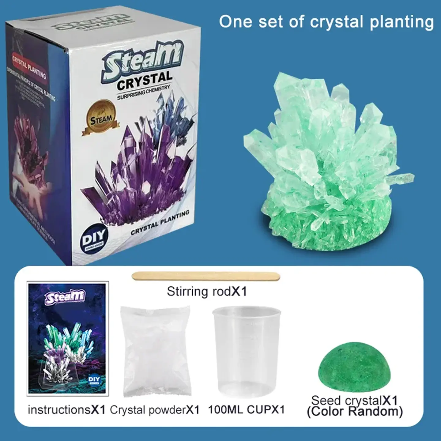 Crystal Growing Kit – STEAM Science Experiment 7