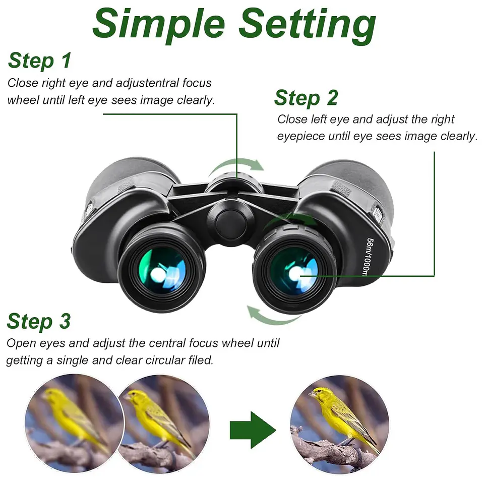 Waterproof FMC Binoculars – BAK4 Prism 6