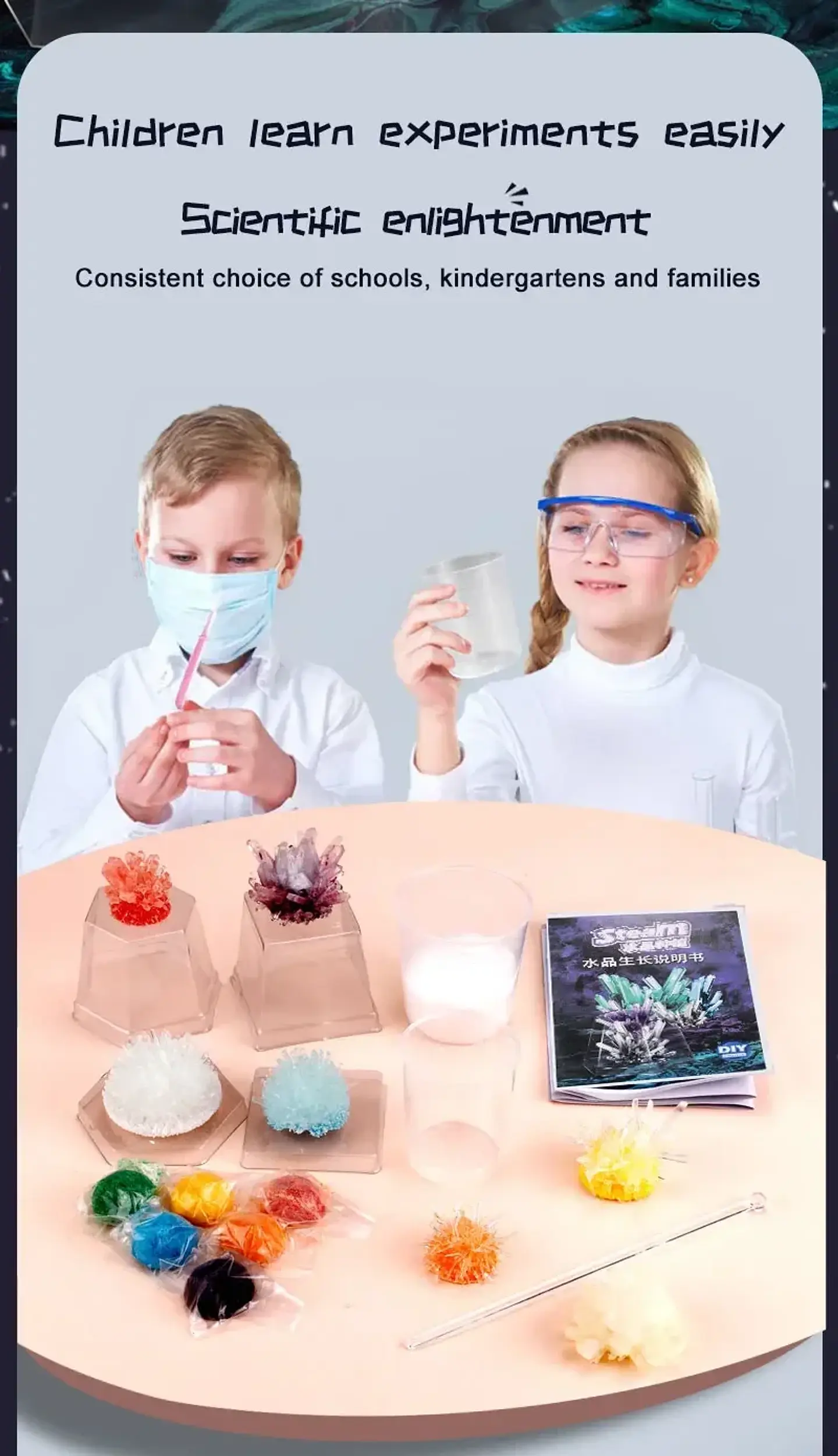 Crystal Growing Kit – STEAM Science Experiment 12