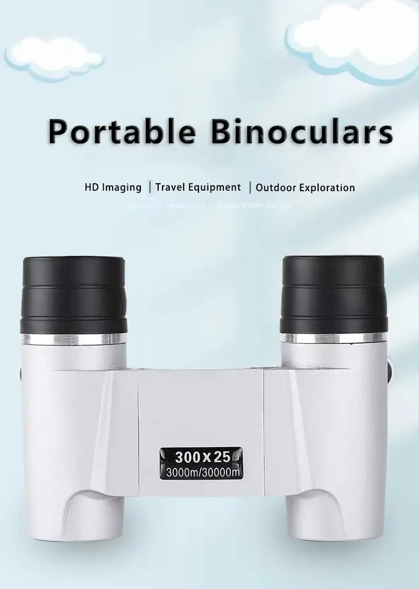 High-Power HD Binoculars – Waterproof Compact 10