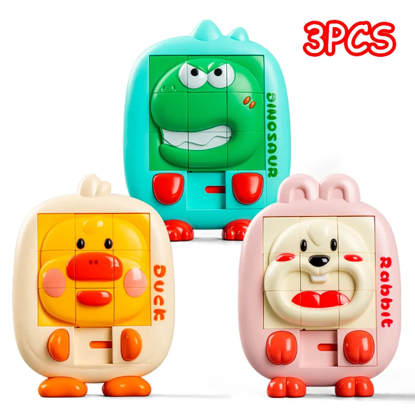 Animal Slide Puzzle – Logical Thinking Toy 14