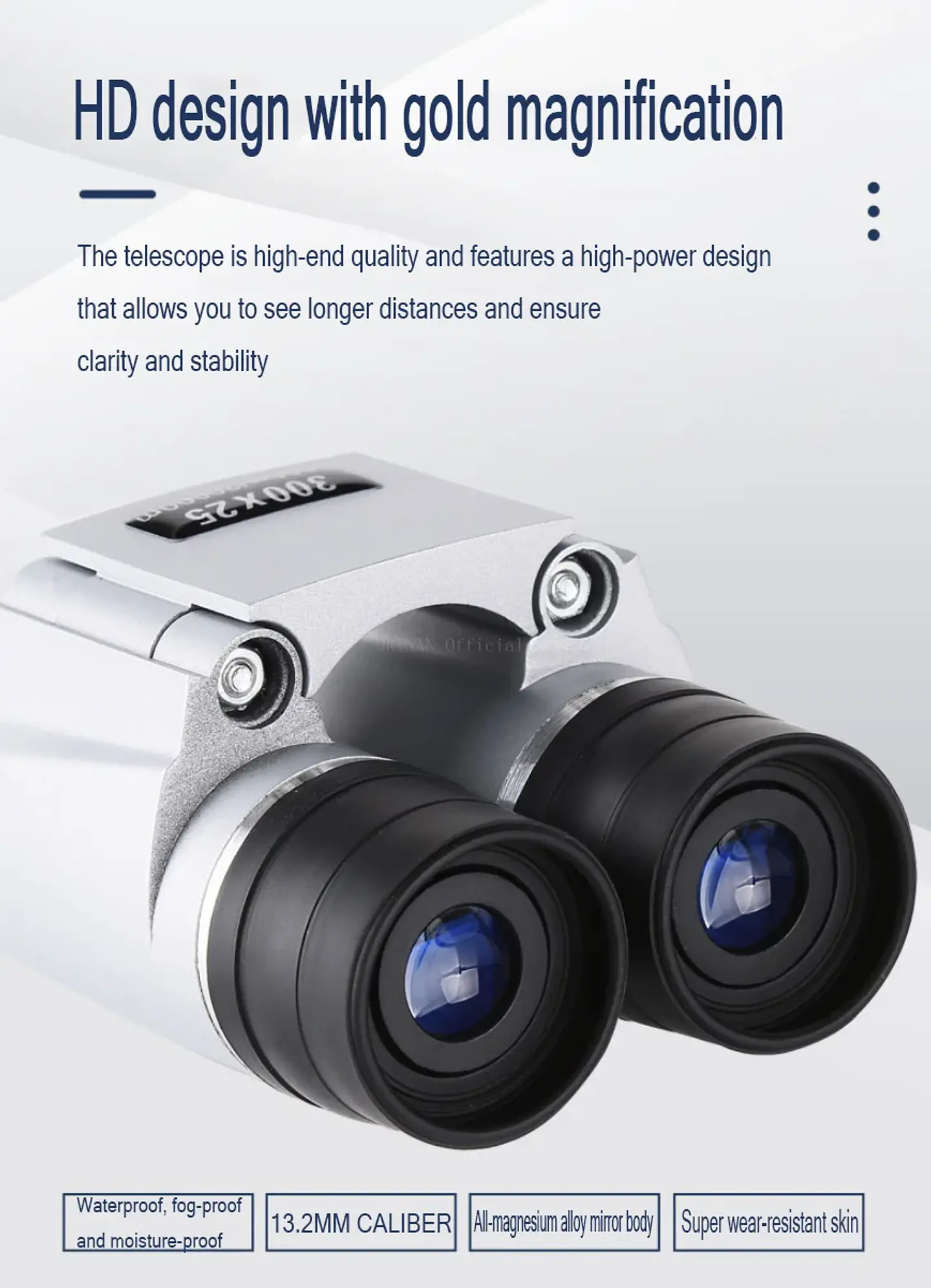 Auto-Focus Telescope Binoculars – Waterproof 12
