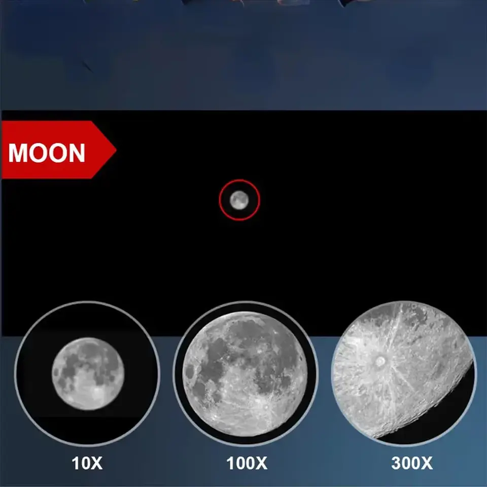 10-300x Zoom HD Monocular Telescope 14