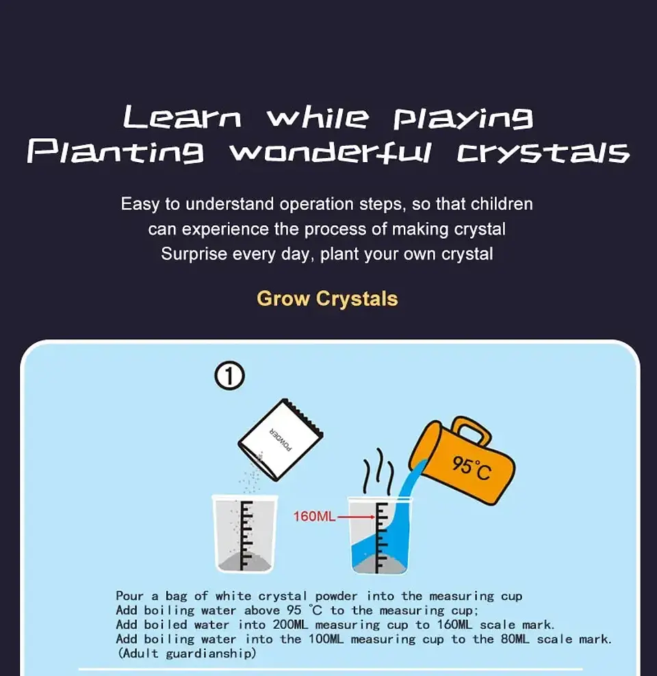 Crystal Growing Kit – STEAM Science Experiment 18