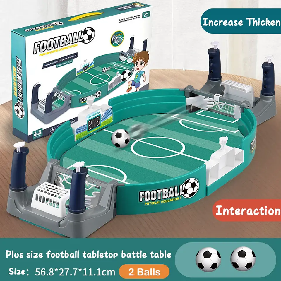 Tabletop Soccer Arcade Game – 2-in-1 Hockey 10