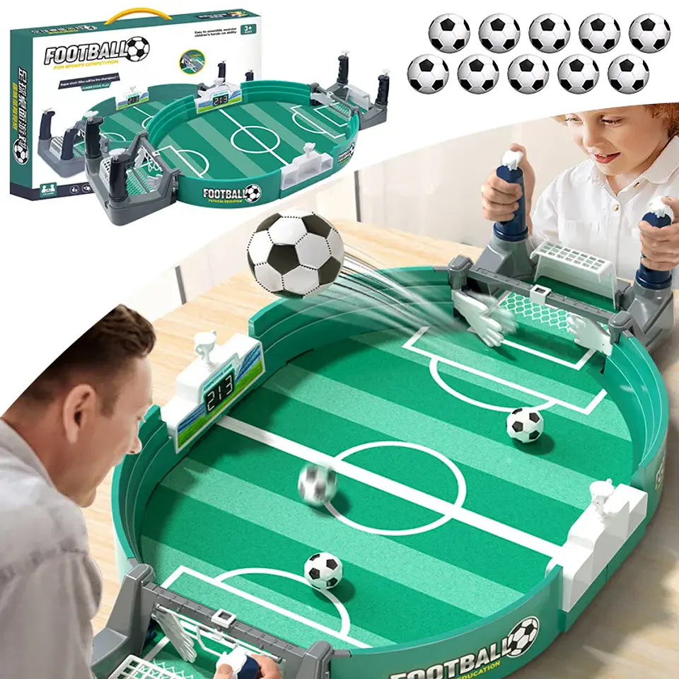 Tabletop Soccer Arcade Game – 2-in-1 Hockey 11