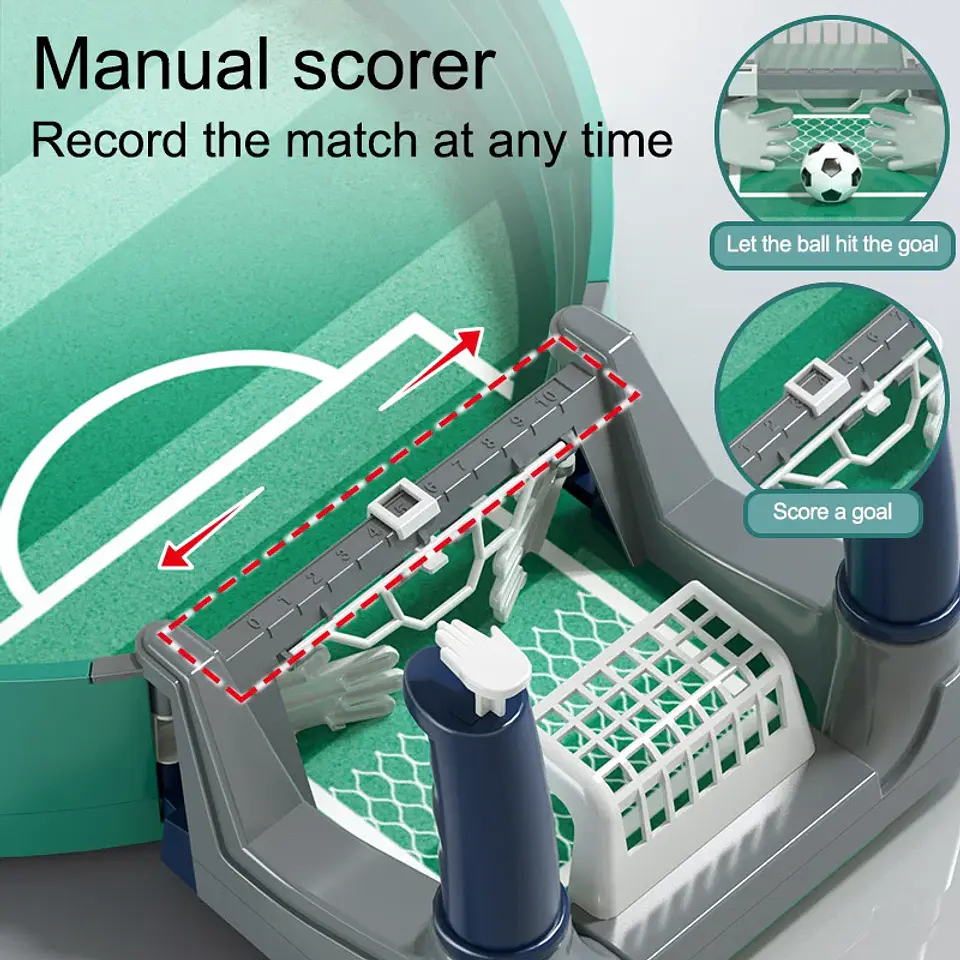 Tabletop Soccer Arcade Game – 2-in-1 Hockey 13