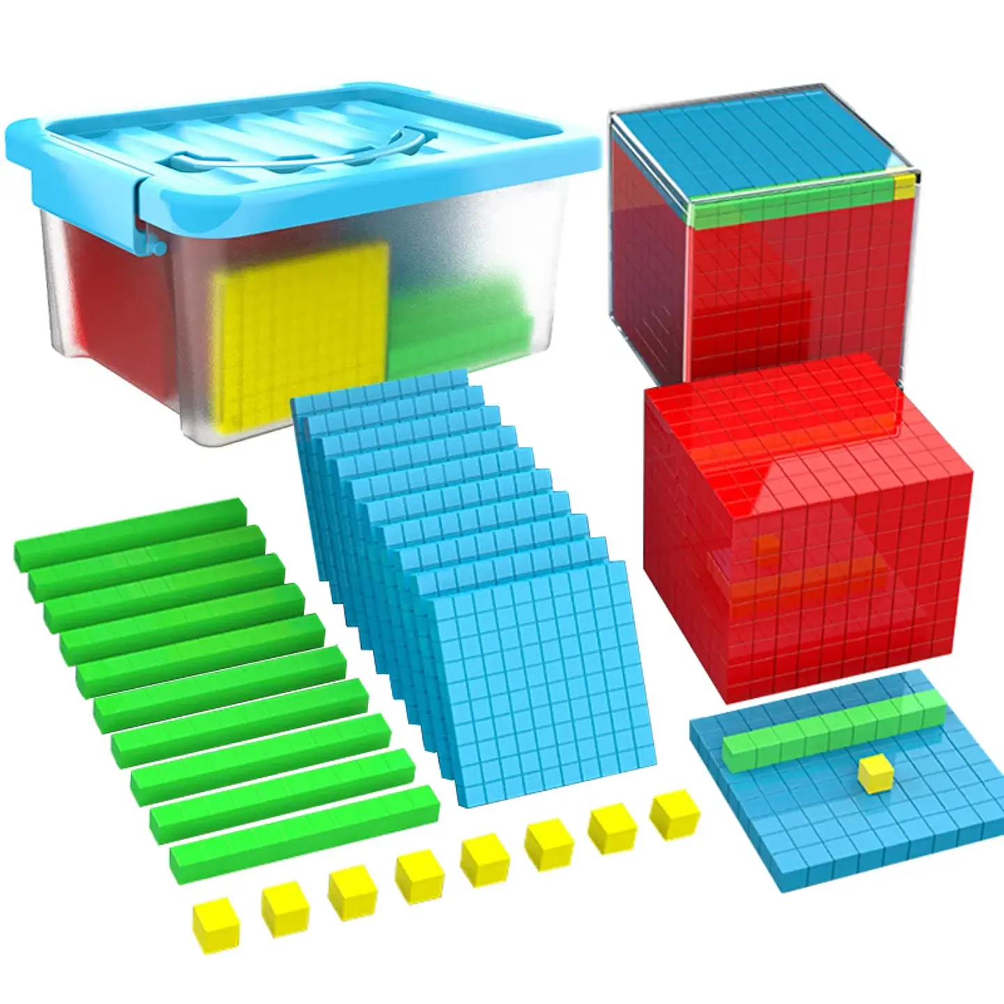 3D Decimal Math Cube – Number Recognition Toy 1