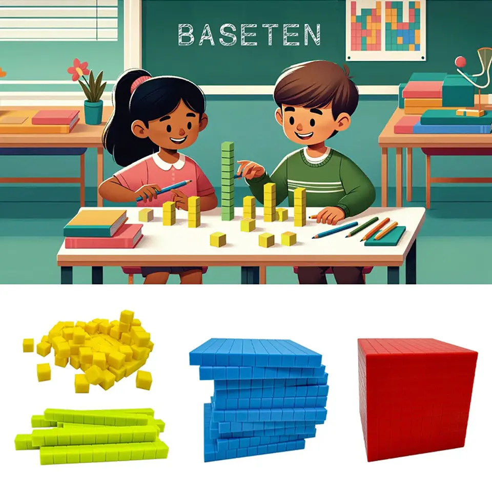 3D Decimal Math Cube – Number Recognition Toy 3