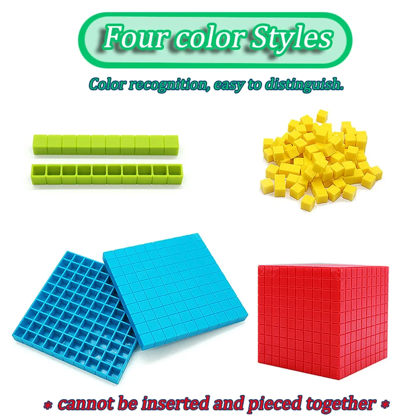 3D Decimal Math Cube – Number Recognition Toy 5