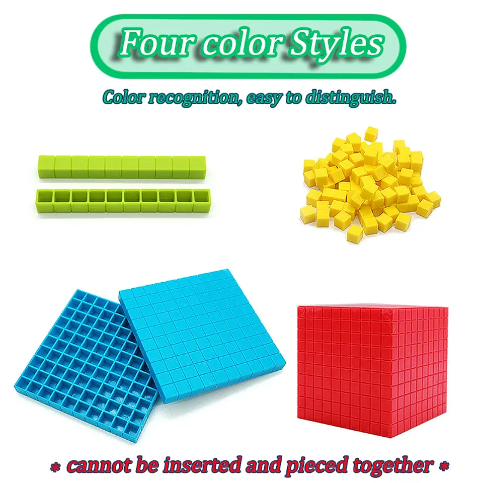 3D Decimal Math Cube – Number Recognition Toy 5