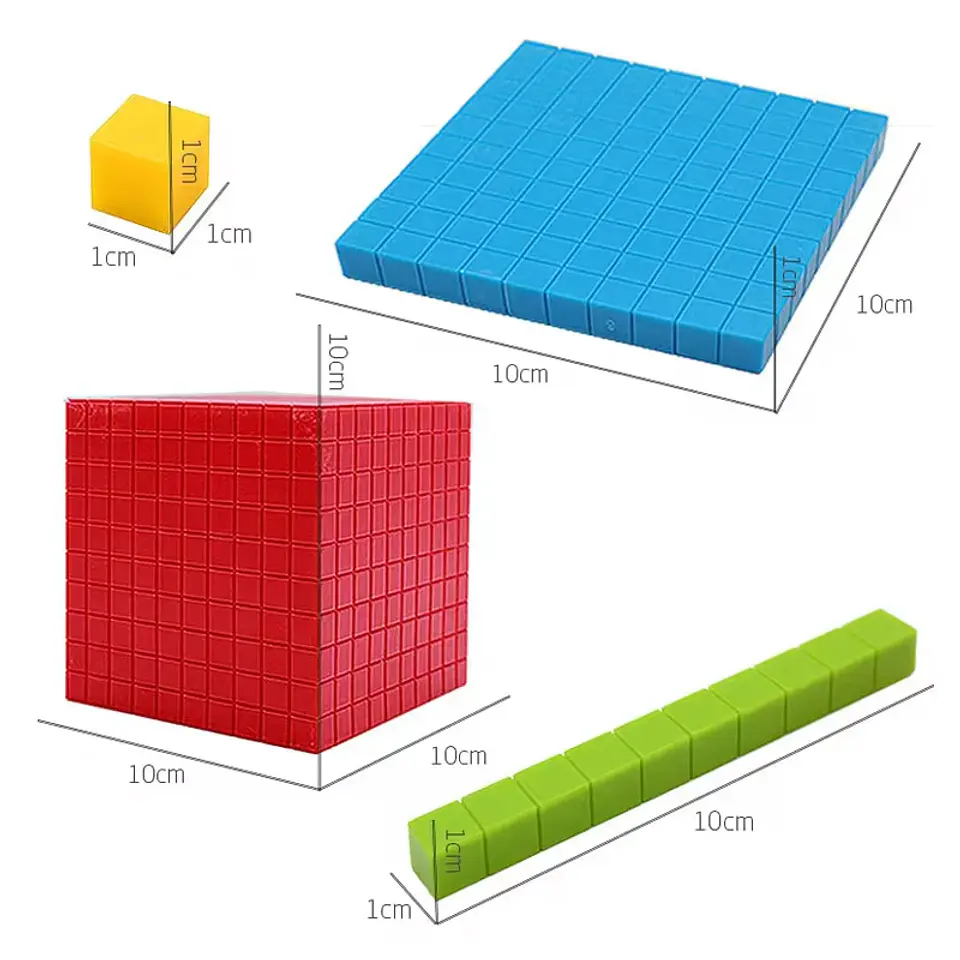 3D Decimal Math Cube – Number Recognition Toy 6