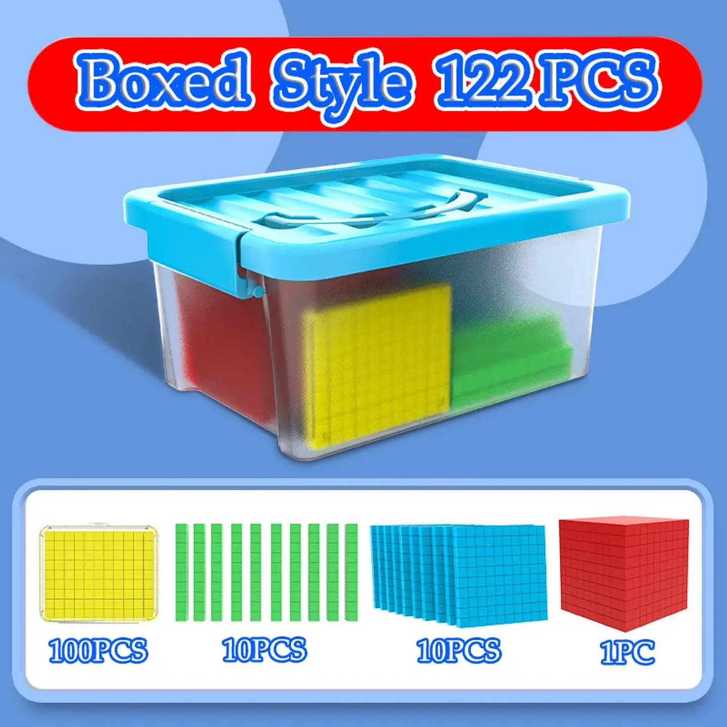 3D Decimal Math Cube – Number Recognition Toy 7