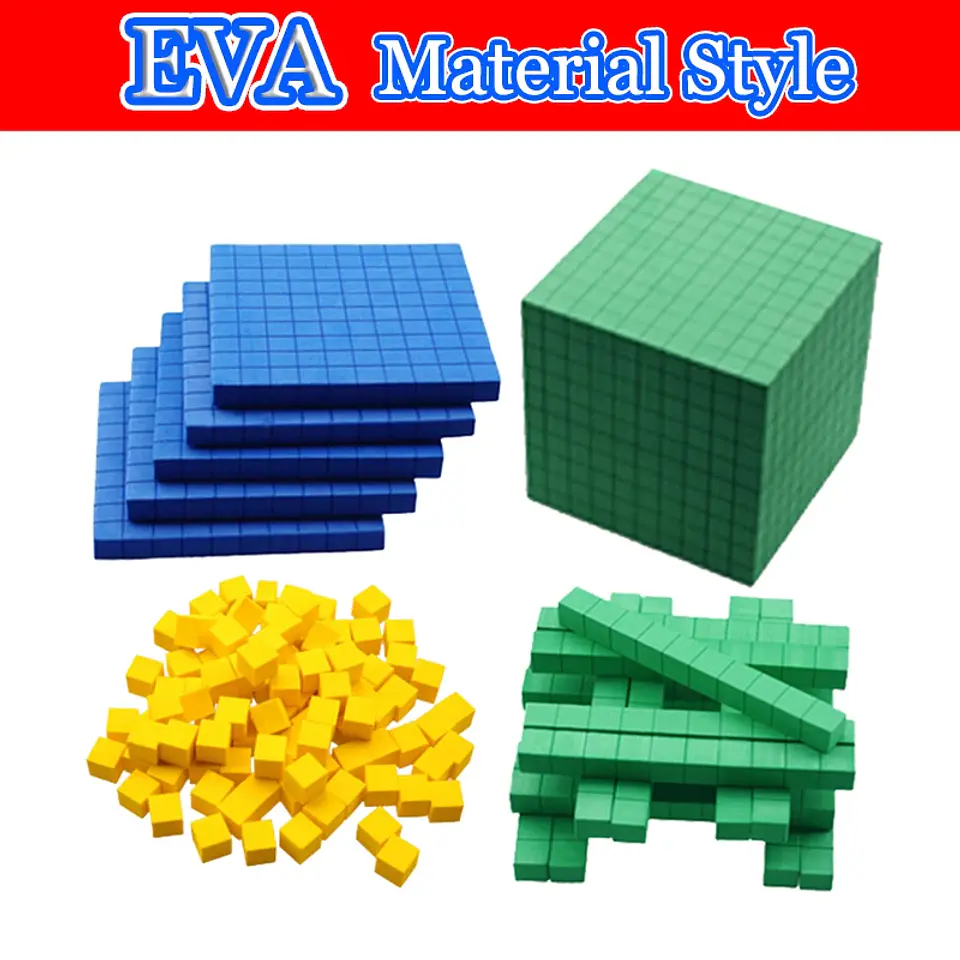 3D Decimal Math Cube – Number Recognition Toy 12