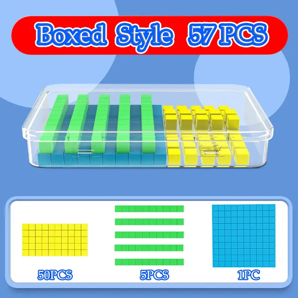 3D Decimal Math Cube – Number Recognition Toy 20
